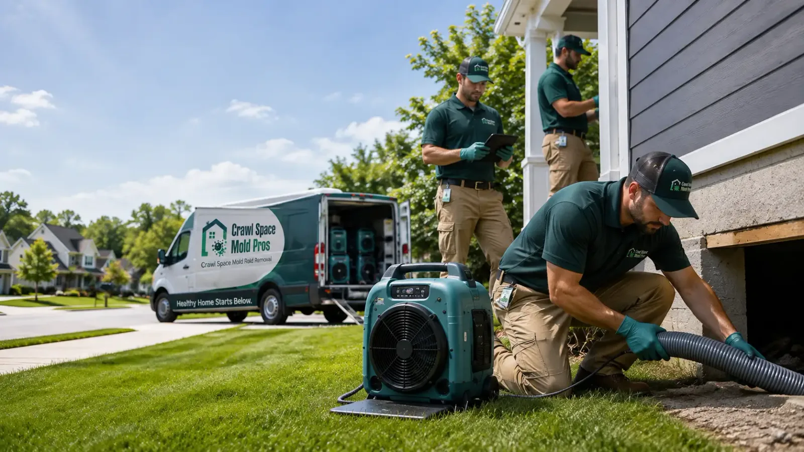 Crawl Space Mold Removal in Waverly, NE